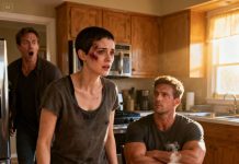 After my husband hit me, I went to sleep without a single word. The next morning, he woke up to the smell of pancakes and a table full of food. He said, “Good, you finally get it.” But the moment he saw who was actually sitting at the table, his face changed instantly…