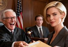 At the divorce hearing, he slouched back in his seat and boasted to the whole room, “Finally, I get to live off her money.” Everyone laughed along with him. I just smiled, handed the judge an envelope, and murmured, “Please look at the date next to his signature.” Seconds later, the judge started laughing so hard he nearly dropped his gavel. My husband stared at him, his face draining of color…