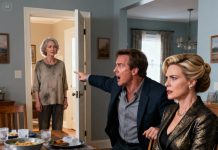 I never told my son that I’m a wealthy CEO who earns millions every month. He’s always assumed I live off a small pension. When he invited me to dinner with his fiancée’s parents, I decided to test them by pretending to be a poor woman who’d lost everything. But the moment I walked through the door, her mother tilted her chin and said, “She looks… so plain! I hope you’re not expecting us to help with the wedding costs.” I said nothing. But her father looked at me for one second—and suddenly stood up in fear…