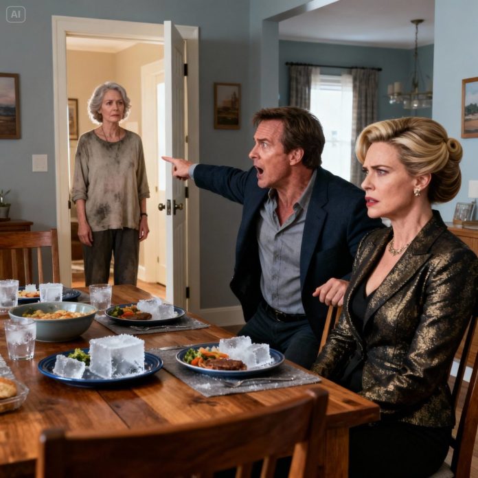 dreamina-2025-11-30-1177-“A dramatic dinner scene in a modern Ame...