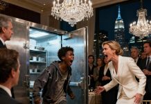 “Don’t eat it! That food is poisoned!” — a homeless Black boy warned, but the female CEO angrily yelled at him… just a few minutes later, she collapsed right at the dining table…