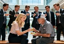 They mocked the girl for sharing her lunch with a poor janitor — until they discovered that he was actually the secret chairman of the company..