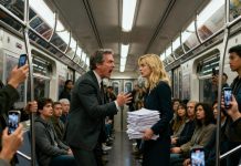 During a rush-hour subway delay in Manhattan, my boss, Richard, screamed in my face, “YOU STOLE $30,000!” He slapped the folder of evidence I’d gathered right out of my hands. Then a nearby homeless man spoke up: “That guy’s lying. I saw him at the bank yesterday — he looked nervous.” Just as the train doors opened, two plainclothes officers stepped out. “Ma’am,” one of them said to me, “you’ll want to see the surveillance footage he forgot about.”