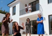 During a family gathering, the kids were laughing and running around when suddenly my niece pushed my daughter off the second-floor balcony. There was a loud crash followed by a piercing scream — my daughter clutched her ribs, crying, “Jenny pushed me on purpose!” My mother waved it off, muttering, “Oh, stop it — she’s overreacting again. It’s probably just a bruise from playing too rough. You really need to stop babying that child.” As I held my daughter, watching her struggle to breathe, I turned to my sister and asked, trembling, “How could you raise a child who would do something like this?” She lunged at me, slapped me hard across the face, and spat, “Don’t you dare accuse my daughter! Your little drama queen probably threw herself just to get attention!” I said nothing. I simply lifted my unconscious daughter into my arms and called 911, my hands shaking as the room fell silent.