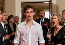 My stepmother threw water in my face in front of all the guests, shouting, “You’re not part of this family!” Since I hadn’t even been invited to my own father’s birthday, I just smiled and said, “You’re going to regret this.” So when my father’s billionaire investor walked in and called my name, everyone turned pale and fell silent in shock…!