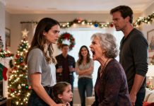 At the Christmas party, my in-laws’ children were laughing and playing happily when my little daughter ran over to join them. My mother-in-law yanked her hand back and shouted, “Go back to your mother before I lose my temper!” My sister-in-law sneered, “Keep your filthy child away from ours.” My husband sighed and said, “Don’t worry, next time I won’t bring them — they always ruin the mood anyway.” Everyone chuckled as tears welled up in my daughter’s eyes. I didn’t say a word. I just took her hand, walked out of that house, and what I did afterward made every single one of them turn pale.