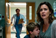 At our family BBQ, my little daughter fell from the playground and ended up in the hospital, unconscious. As I sat by her bedside holding her hand, my son leaned in and whispered, “Mom… I saw what really happened.” I froze. “What did you see?” I asked. But before he could answer, the hospital room door swung open…