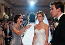 On my wedding day, just as I was about to say my vows, my maid of honor suddenly stood up and announced that she was pregnant with my husband’s child. All 300 guests gasped in shock. But instead of crying, I simply smiled and said, “I’ve been waiting for you to tell everyone the truth.” Her face went pale. She had no idea what was about to happen next.