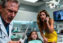 My 12-year-old daughter had been in tears for days, her jaw hurting so badly she couldn’t eat. My ex-husband dismissed it, saying, “It’s just baby teeth. Don’t make a fuss.” As soon as he left, I took her straight to a dentist. After a quick check, the dentist switched off the light and quietly locked the room. His voice went low, his hands unsteady. “Try to stay calm… I need to get this out right away.” When he removed a small, sharp object from her gum, a chill shot through me. I immediately called the police.