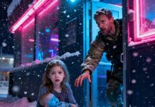 At 2 a.m., the club’s front door slammed open—Ghost’s hand flew toward his weapon… but he went still. A tiny girl, maybe six years old, stood barefoot in the deep snow outside, clutching a motionless infant. Her breath was barely a whisper, her lips darkened from the cold. She stumbled forward and fell at his feet. “P-please… my brother… he won’t breathe…” Ghost felt something twist sharply in his chest. Tonight, he realized, would not be like any other.