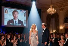 “Calm down, don’t embarrass me. These people… aren’t in the same class as you,” my husband whispered, contempt dripping from his voice as we stood among the elite. I stayed silent, swallowing the all-too-familiar ache. But seconds later—it was me who made the entire room leap to their feet in thunderous applause. Because when the giant screen came on… the images displayed revealed who truly didn’t belong in that room. And every pair of eyes—cold, disgusted, stunned—turned straight toward my husband.