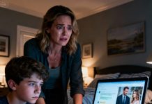 I found two plane tickets in my husband’s jacket. My thirteen-year-old son glanced at them and said calmly, “Mom, those are for Dad and Aunt Vanessa.” I stopped cold. I asked him how he knew. He simply smiled… a smile that made my chest tighten. “I have a surprise for you.” And when he opened his laptop… the surprise nearly knocked the breath out of me and made my knees buckle…