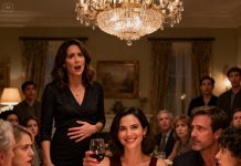 On my birthday night, my sister stood up, placed a hand on her stomach, and announced, “I’m pregnant… with your husband’s child.” The room froze, waiting for me to break. But instead, I smiled, lifted my glass, and said, “Interesting. Because his fertility test from last month says he can’t get anyone pregnant.” Her smile cracked. Gasps erupted. And in that moment… everyone realized the real secret wasn’t mine.