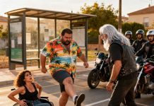 “¡Muévete, lisiada!” – Unos agresores hicieron tropezar a una niña discapacitada en la parada del autobús, y entonces llegaron 99 motociclistas.