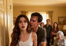 While our family was celebrating my grandmother’s 85th birthday, my husband suddenly leaned toward my ear and whispered, “Grab Grandma’s bag. We’re leaving. Don’t ask questions, don’t do anything unusual.” I thought he was overreacting… until we got into the car and he locked the doors, his voice trembling: “There is something very, very wrong in that house.” Ten minutes later, I was on the phone with the police—and what they discovered sent my entire family into shock.