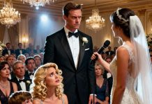 At my sister’s wedding, she stood up to give a speech and sneered, “My sister’s a single mom nobody wants. Anyone want to take her home?” My mom burst out laughing and lifted her glass: “She’s secondhand but still runs fine! And she even comes with a defective kid! Haha!” The entire room exploded in laughter. I tightened my fists, but said nothing. Right then, the groom slowly rose to his feet. He took the microphone from my sister and glanced around the room full of people laughing at me. And the moment he spoke his first words… every bit of laughter vanished — the whole place froze solid.