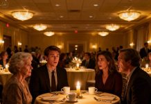 At my parents’ anniversary dinner, my grandmother suddenly asked, “So, how do you like the house I bought you?” I blinked and said, “What house? I’m still living in my tiny apartment.” The entire room fell silent as everyone slowly turned toward my parents’ pale, frozen faces — and what Grandma did next shocked everyone