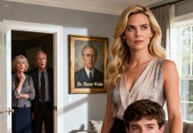 I got pregnant in tenth grade. My parents looked at me coldly and said, “You’ve shamed this family. From this moment on, you’re no longer our daughter.” Then they kicked me out, leaving me and my unborn child to survive the night alone. Twenty years later, they showed up wearing strained smiles, holding gifts: “We’d like to meet our grandson.” I led them into the living room. When the door opened, they went completely still. My mother turned white, and my father shook so badly he couldn’t get a single word out…