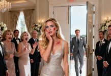 At my sister’s wedding, my parents told me to hand over the keys to my penthouse — in front of fifty people. When I refused, my mother slapped me so hard my earring flew across the floor. I walked outside and made one phone call. An hour later, a man arrived at the reception. And the moment my mother saw who he was, she began to scream.