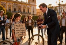 “Vendo la bici, mamá necesita dinero para comprar comida” La niña hizo llorar al rico patrón, su vida dio un giro diferente…