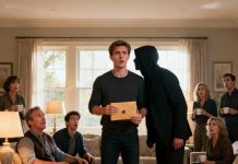 My grandpa died without leaving a will, and my dad inherited the entire estate. He looked at me with a sneer and said, “You won’t get a single cent. Your brother was the next heir.” But everything changed when a stranger appeared, handed me an envelope, and whispered, “It’s time to tell them who you really are.”