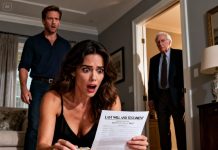 My son bought his mother-in-law an eight-hundred-thousand-dollar Mercedes for Christmas. And my present? A piggy bank with two dollars in it. I just smiled and went home. The next morning, I left a Christmas gift at their front door — one that made his wife scream and scream…