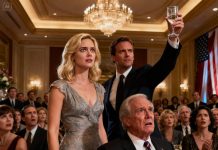 At my dad’s retirement celebration, he lifted his glass and said, “Only the children I’m proud of are my real children.” The room erupted in applause. Then he looked directly at me and said, “You can go now.” I slowly stood. But then my husband stood up as well. And what he did next… shocked every single person there.