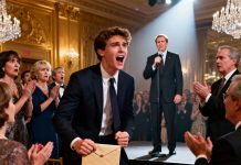 My parents called me “the dumb one” while my sister earned a full scholarship to Harvard. At her graduation, my dad declared she would inherit everything — the $13 million New York mansion and a Tesla. I sat quietly in the back — until a stranger walked in, gave me an envelope, and whispered, “It’s time they learned who you really are.”