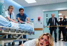 “Pay the rent or get out!” my father shouted through the phone while I was still sitting in the hospital, my stitches not even healed. I tried to explain that I had just come out of surgery, but he only growled, full of contempt, “You think you’re too good for this family?” I didn’t even have a chance to reply before he suddenly slapped me so hard I fell to the floor… The medical staff panicked and hit the emergency button. When the police rushed in, they froze at the scene before them…