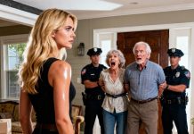 I discovered that my parents had broken into my house with a moving crew, packing up everything as if I… didn’t exist. When I asked what they were doing, my mother replied mockingly, “Move aside. We’ve decided you’ll be giving this house to Marcus and his pregnant wife.” I refused. My father shouted, “No one asked for your opinion!” So I called the police. When they were handcuffed and escorted outside, my mother screamed in desperation: “You can’t do this to your own family!” I just looked at her and said, “You did it first.”