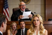 At the divorce trial, my husband bragged, “She’ll never get access to my inheritance again!” His mistress smirked and said, “Exactly, babe.” The judge opened the letter I submitted, read it, and suddenly laughed out loud! My husband and his mistress went pale with fear…