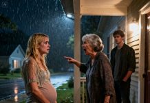 “IS THAT… EMILY?!” My mother-in-law went ghost-pale when she saw me standing at the door of the house she kicked me out of five years ago while I was pregnant. Yesterday, I bought that very house back — the one they had to put on the market because they were drowning in debt. My ex-husband ran up to me, his voice shaking: “Honey, you… you basically saved us!” The same man who once watched me sob on the staircase without lifting a finger. I took half a step back and smiled. “I’m not here to save you. I’m here to take back what’s mine.”