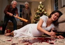 My husband was away, my in-laws beat me with a stick in the middle of our family Christmas party just because I refused to give my savings to my brother-in-law to buy a house – but the reaction of my father, a mafia boss, made her family regret…
