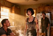 After my husband hit me, I quietly went to sleep. The next morning, he woke up to the smell of warm pancakes and saw the table filled with delicious food. He said, “Good, you finally understand.” But when he saw the person sitting at the table, his expression changed instantly…