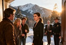 “They ‘forgot’ to invite me for Christmas. Fine. I bought myself an entire mountain. But that morning, when I saw my parents dragging a locksmith along, I heard my mom whisper to my brother: ‘Grab the key. Don’t let her notice.’ My chest went cold. I stepped out and smiled: ‘You really think I’m here alone?’ When my lawyer and the deputy walked out behind me… their faces went pale. And that was only the beginning.”