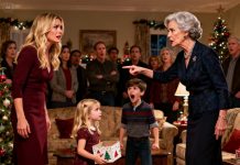 At Christmas, my mother-in-law looked at my six-year-old daughter and said, “CHILDREN BORN FROM YOUR MOTHER’S AFFAIR don’t get to call me Grandma.” This was right after she refused the handmade gift my daughter had brought her. Then my son stood up and said THIS. The entire room fell into a terrifying silence…