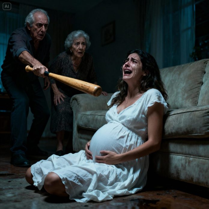 dreamina-2025-12-08-9607-Una escena navideña dramática y tensa en...