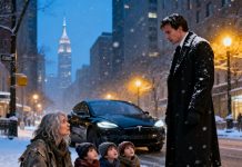 “A millionaire sees his ex-girlfriend begging on the street with three children who are unmistakably his — and what happens next is absolutely heartbreaking.”