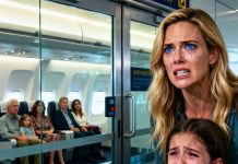 My eight-year-old daughter was LEFT BEHIND AT THE AIRPORT by my own parents — while they boarded a first-class flight with my sister’s family. Their message said: “We voted and decided she should stay behind.” I didn’t scream. I simply did THIS. Seven days later, their lives began to fall apart…