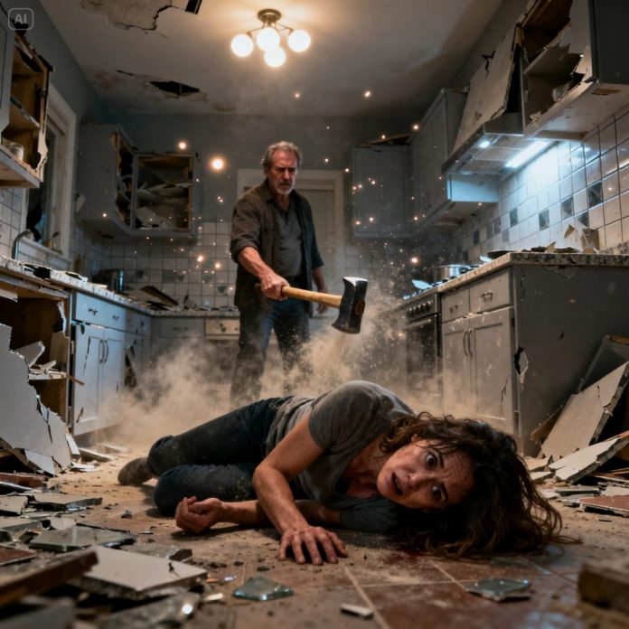 dreamina-2025-12-09-9219-Create a surreal scene inside a modern k...