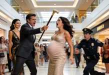 El director ejecutivo golpeó a su esposa embarazada con un palo en el centro comercial para complacer a su amante, pero su padre, un multimillonario que trabaja en secreto como su guardaespaldas, vio todo e hizo algo que lo hizo arrepentirse.