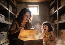 El niño lloraba y temblaba, diciendo: “Mamá, no abras esa caja…” —cuando la caja fue abierta, la madre asustada llamó inmediatamente a la policía…