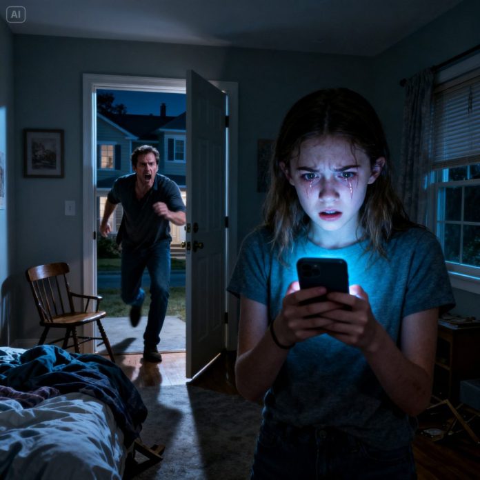 dreamina-2025-12-10-5130-Create a surreal scene inside a dimly li...