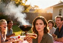 “At my husband’s family BBQ, his sister laughed and said, ‘If you disappeared tomorrow, no one would even notice.’ Everyone roared—except me. I lifted my hot dog and replied, ‘Challenge accepted.’ That night, I packed my bags, walked out, cut every connection, and vanished. A year later, when they finally realized what my absence actually meant… it was already far too late.”