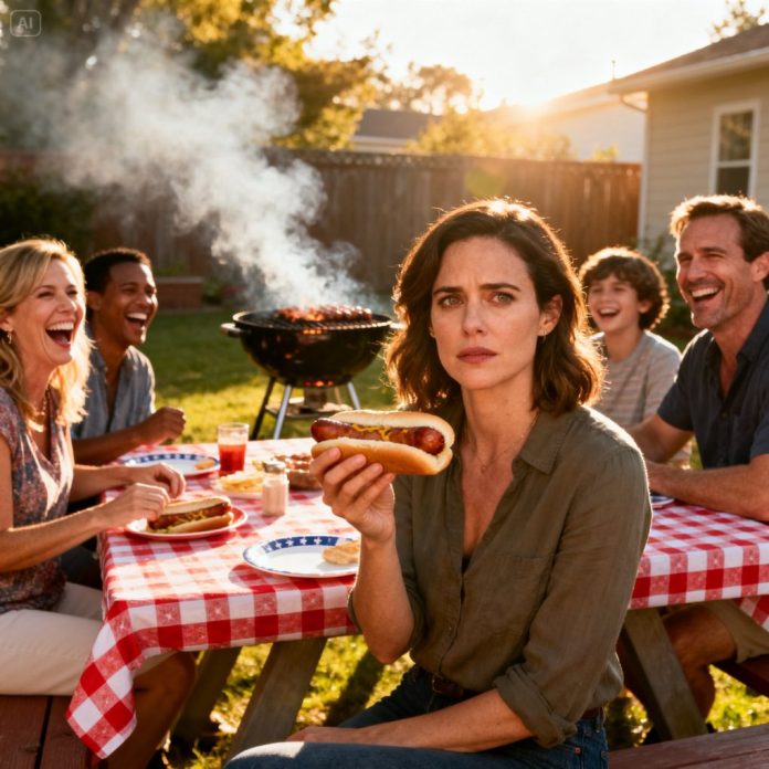 dreamina-2025-12-10-7822-At a sunny American backyard BBQ, the ma...