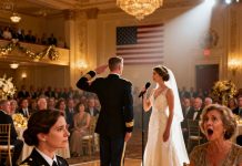 “At the wedding, I heard my mother scoff, ‘She’s just a low-rank grunt,’ and the whole room burst into laughter. I kept my face still, pretending her words didn’t sting. But then the bride took the mic, turned to me, saluted, and said, ‘To Major General Whitman…’ The silence that followed was electric. And the look on my mother’s face? That was worth every year I spent proving her wrong.”