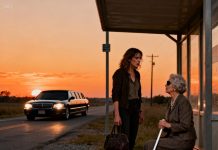 “After our argument, my husband dumped me at a bus stop outside the city with no money. I was about to start the 25-kilometer walk home when an elderly blind woman on a bench whispered, ‘Pretend to be my granddaughter. My driver will be here soon… and your husband will regret abandoning you beside the richest woman in the city.’ I didn’t know whether to believe her—until the black limousine pulled up.”