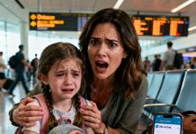 My 8-year-old daughter was LEFT AT THE AIRPORT by my parents — while they boarded first class with my sister’s family. The message said: “We all voted that she should stay.” I didn’t shout. I did THIS. Seven days later, their lives started falling apart…