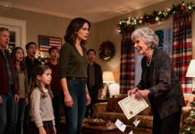 My 8-year-old daughter proudly handed her Spelling Bee certificate to my mother-in-law: “I wanted you to see it first!” She looked at the paper, gave a cold smile, and said: “You think this is how you buy love?” Then she tore it into pieces and threw it in the trash—right in front of her. Before I could react, my older daughter stood up, stared straight at her, and said one sentence that made the entire room go silent. It was a moment our family would never forget.