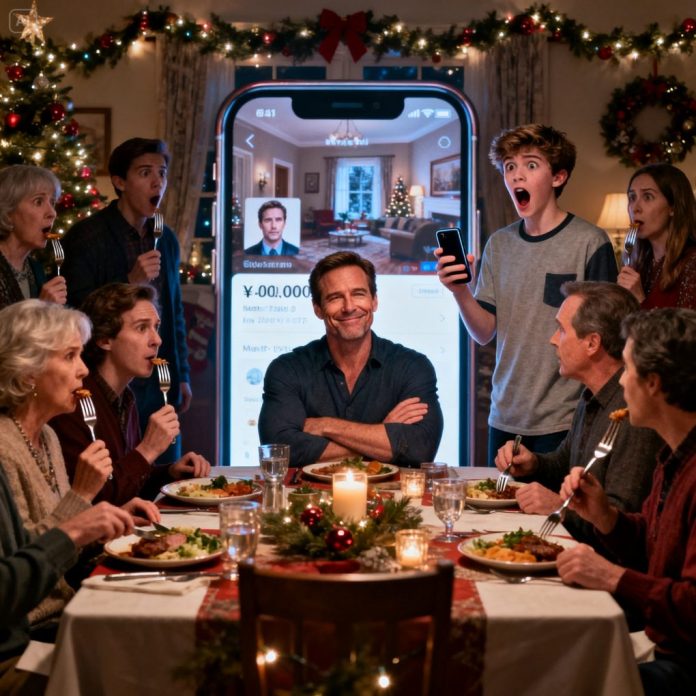 dreamina-2025-12-11-6481-A surreal, high-resolution Christmas din...